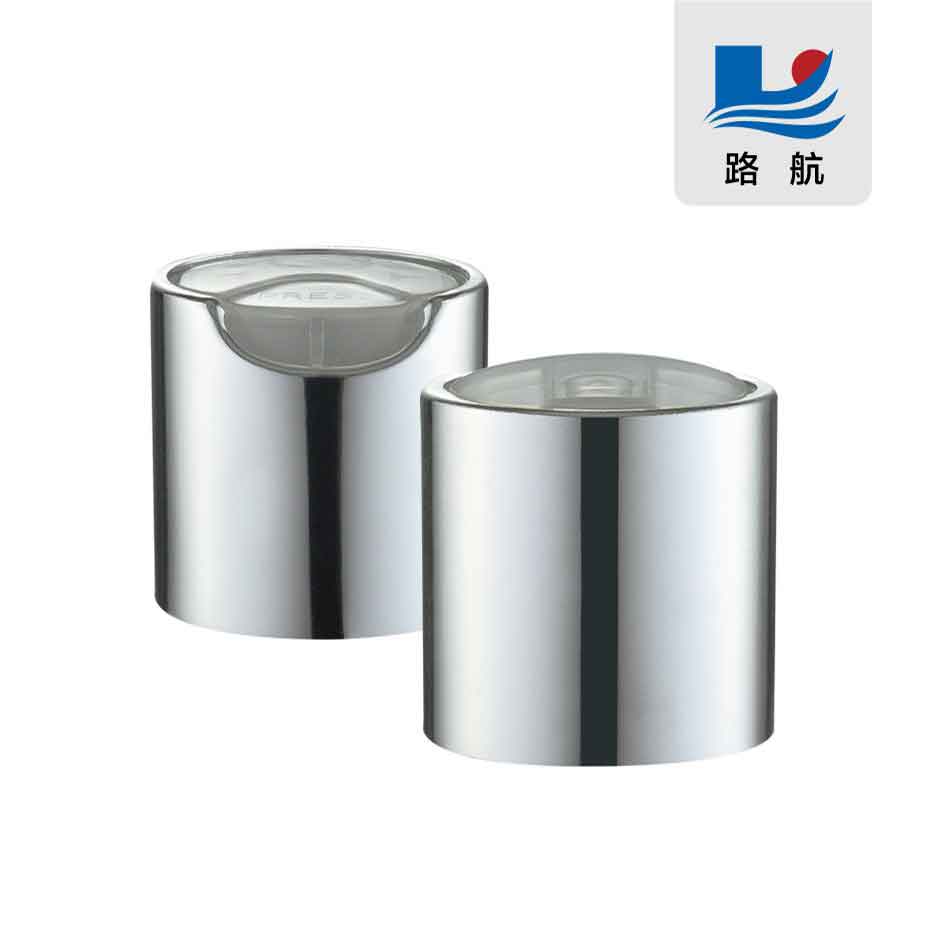 24/410 aluminum capSilver lid; plastic lid anodized aluminum lid
